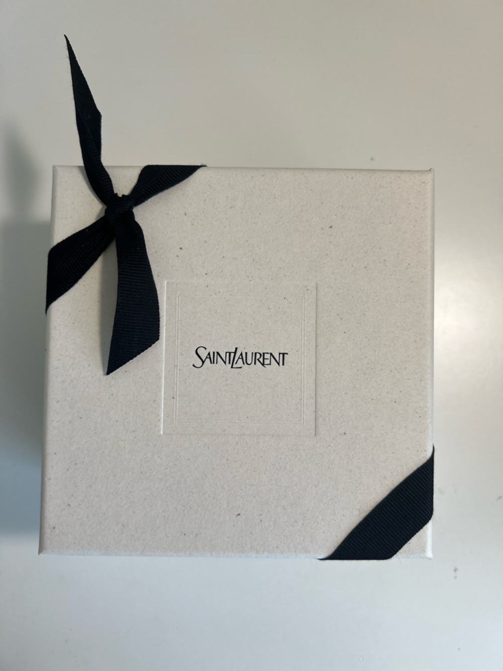 YSL Yves Saint Laurent Small Square Box with Ribbon